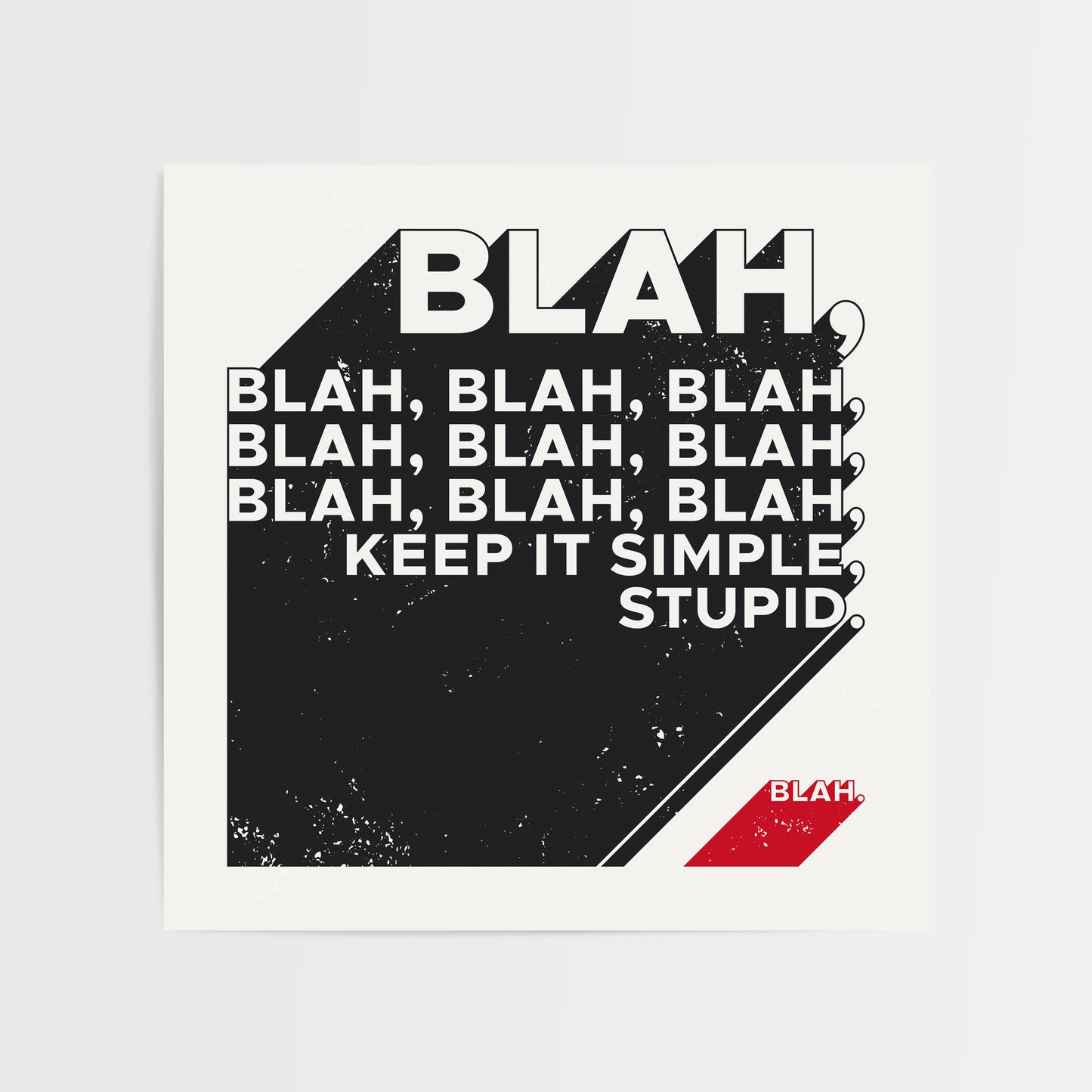 Fine Art Print "Blah"