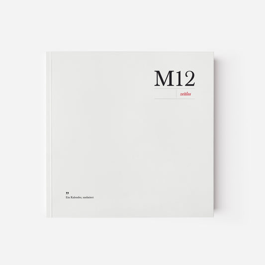 undatierter Kalender "M12 zeitlos"