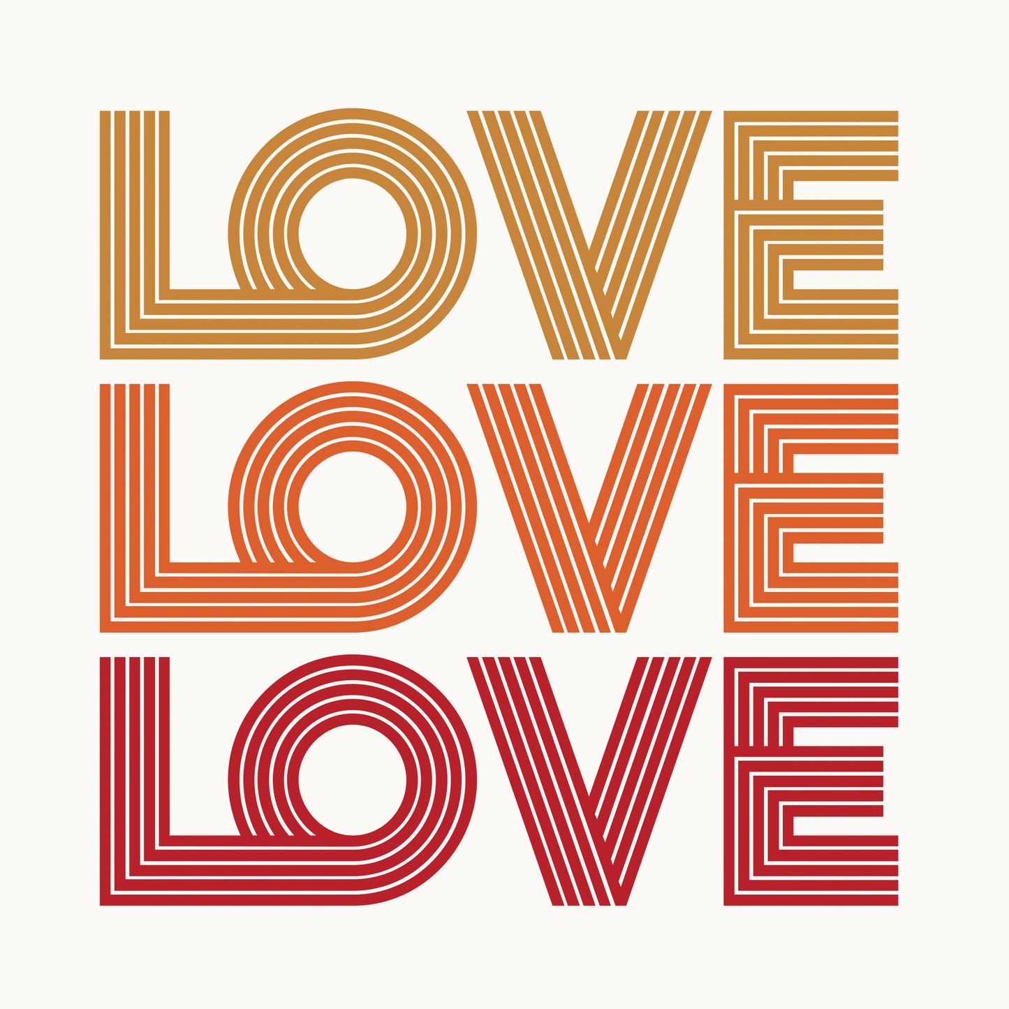 Fine Art Print "Love love love"